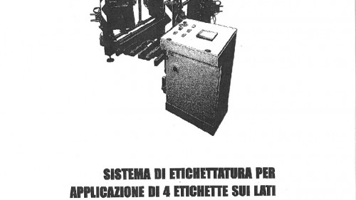 Image for product SISTEMA DI ETICHETTATURA X APPLICAZIONE ETICHETTE SU BIDONI