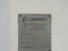 Image for product LAMBERET SR2 LVFS3F