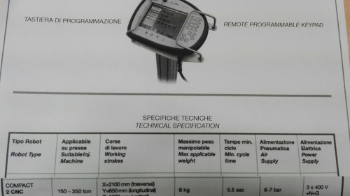 Image for product F.LLI VIRGINIO -TECNOMATIC COMPACT 2 CNC
