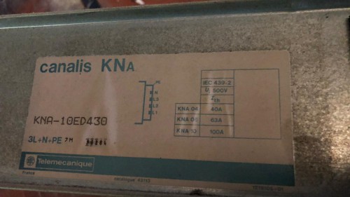 Image for product CANALIS KNA-10EA430-65 MT (2 INIZI 2 FINE)